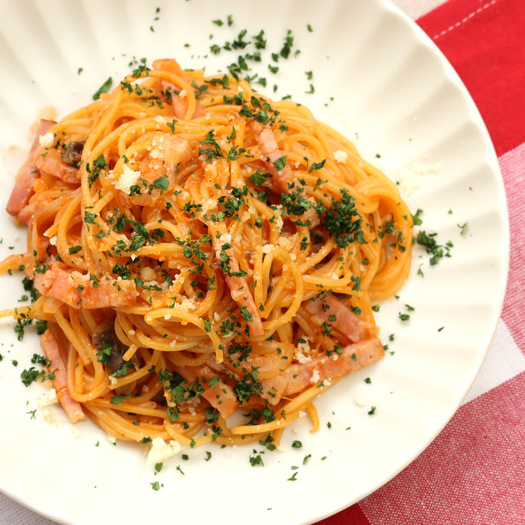 水 漬け パスタ
