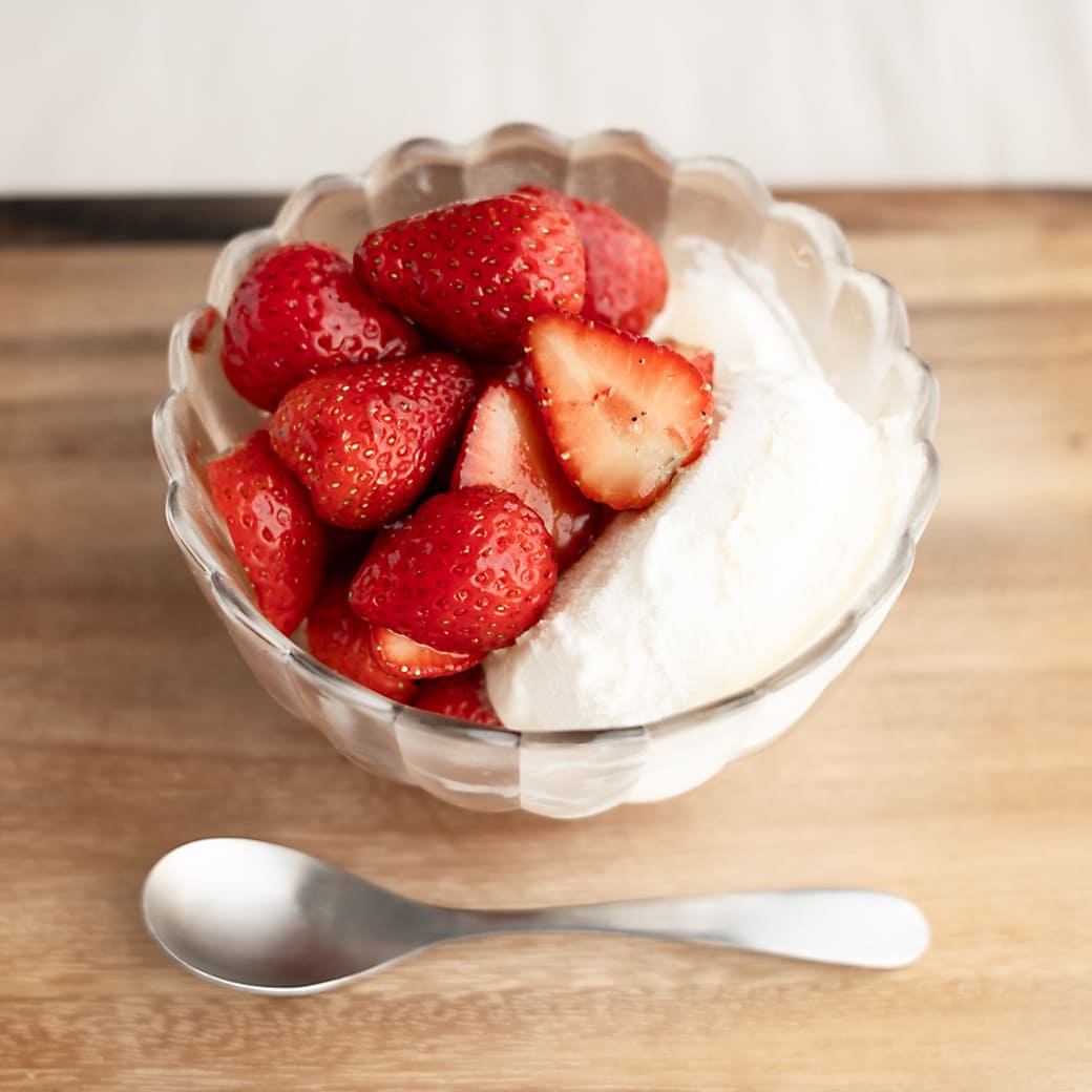 いちごのバルサミコマリネ