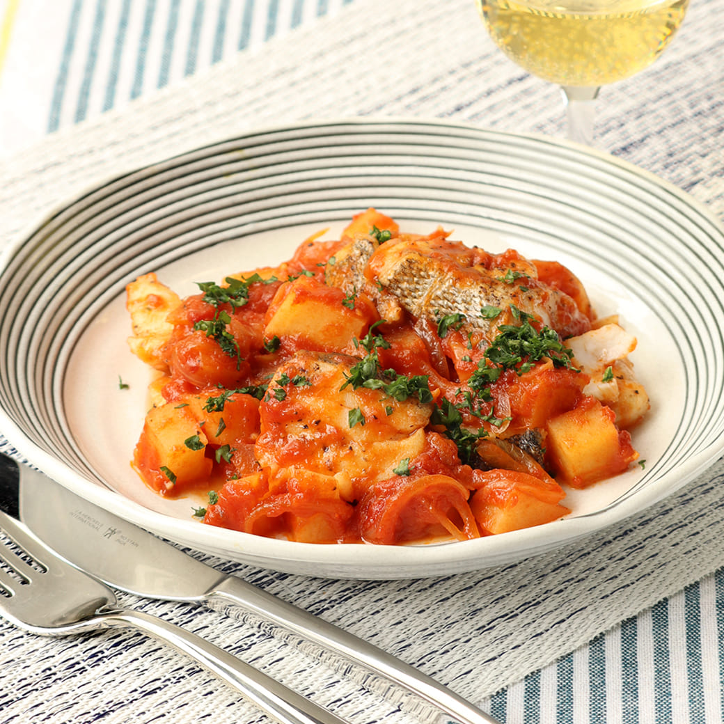 タラのリヴォルノ風