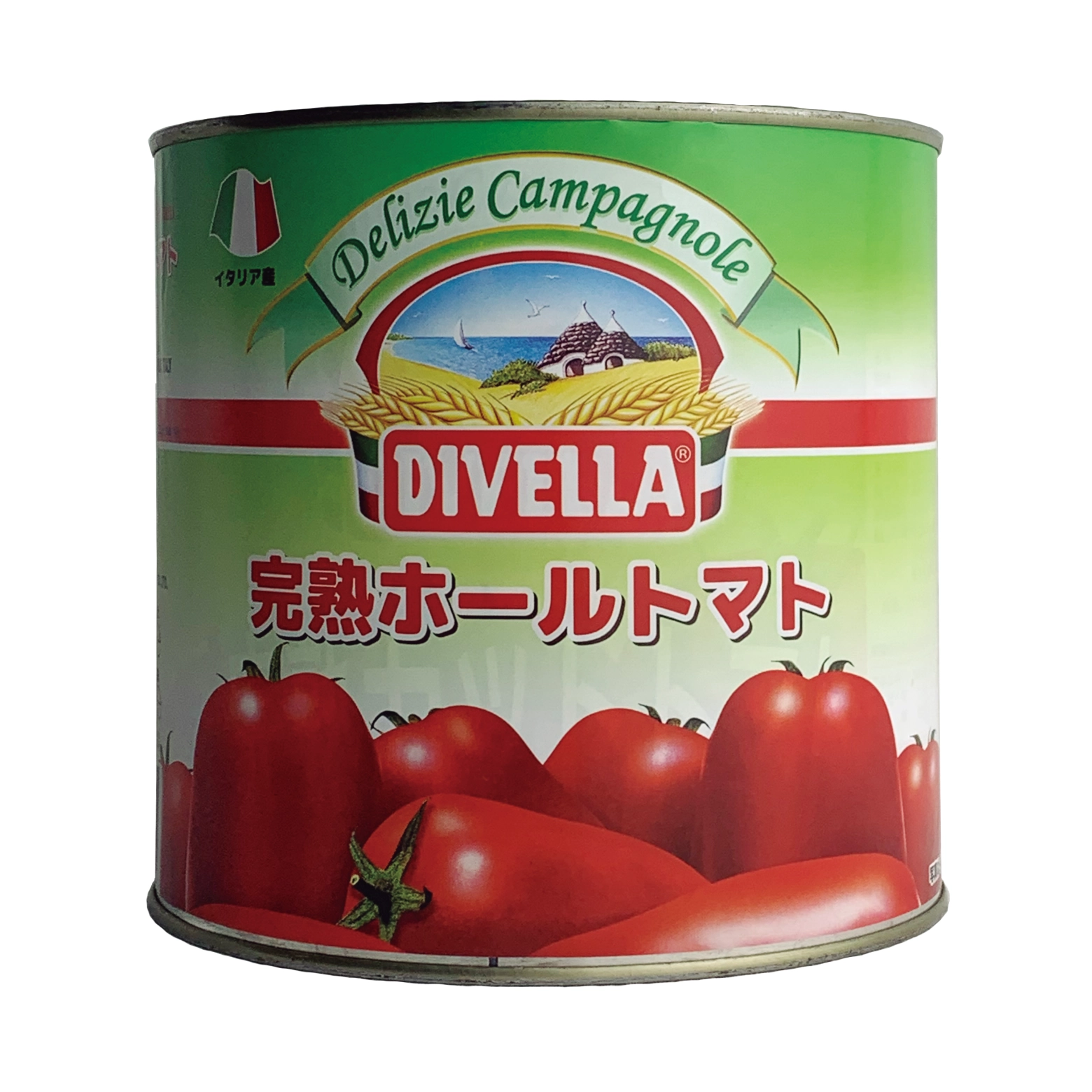 ディヴェッラ完熟ホールトマト缶2500g