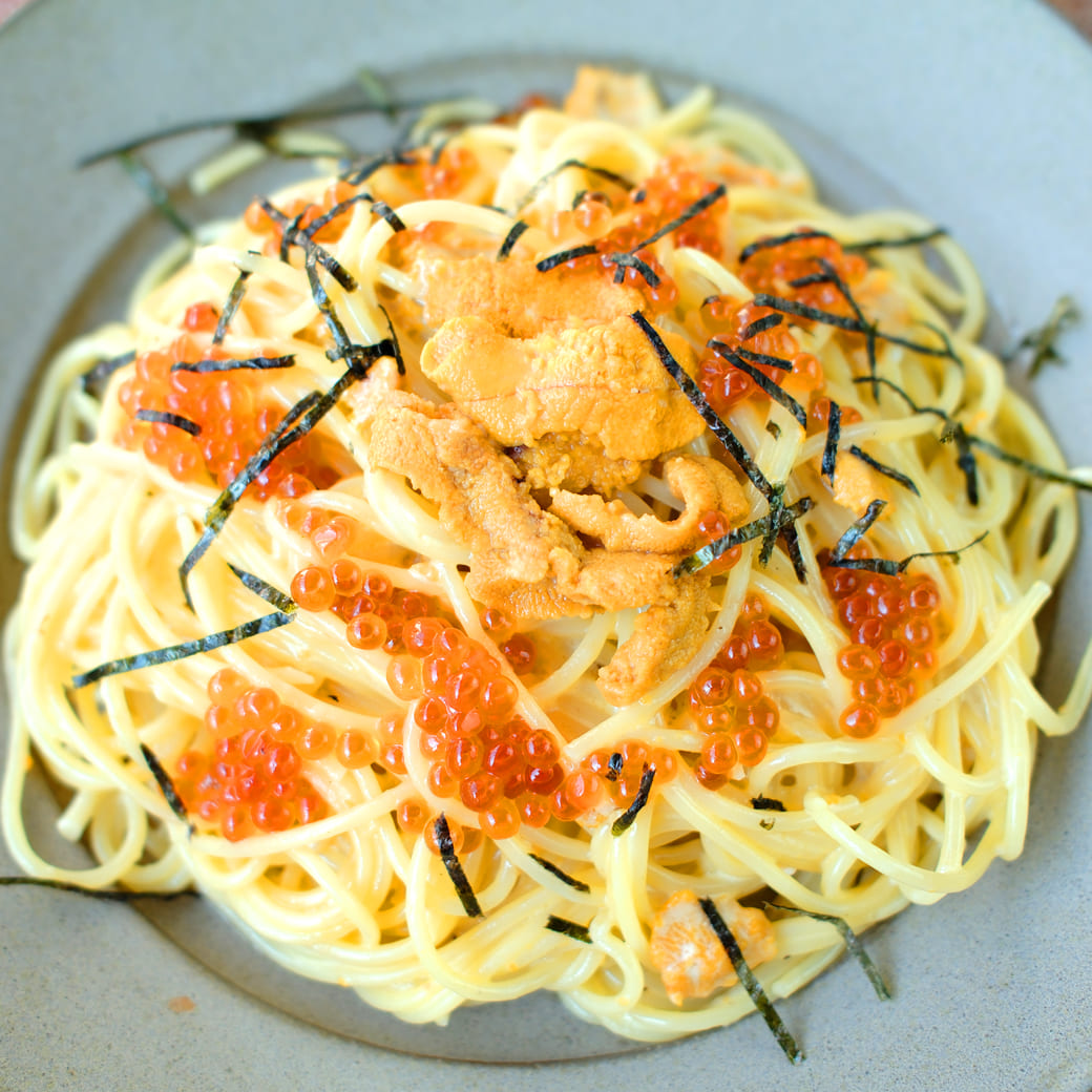 絶品ウニクリームパスタ