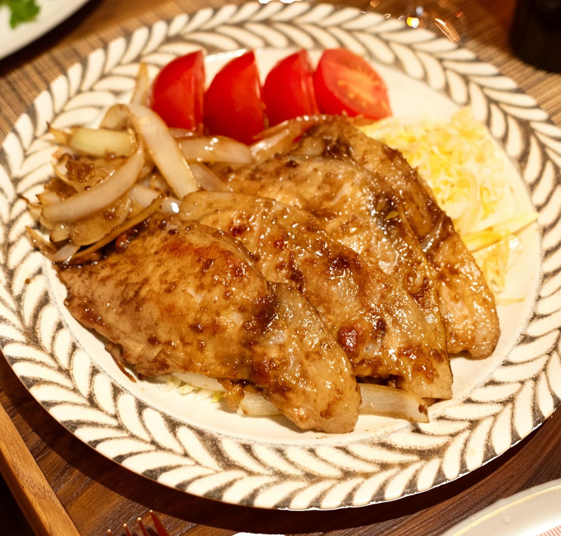 豚ロースのバルサミコソテー