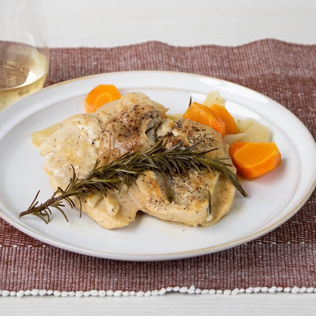 鶏胸肉のアルネイス煮込み